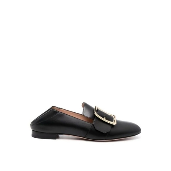 Bally Janelle Buckled Loafers - Black - Picture 12 of 13